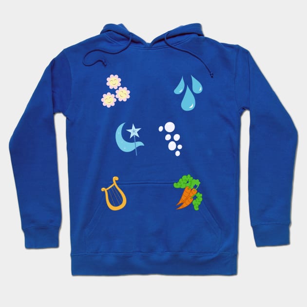 My little Pony - Elements of Harmony Cutie Mark Special V3 (Lunaverse) Hoodie by ariados4711